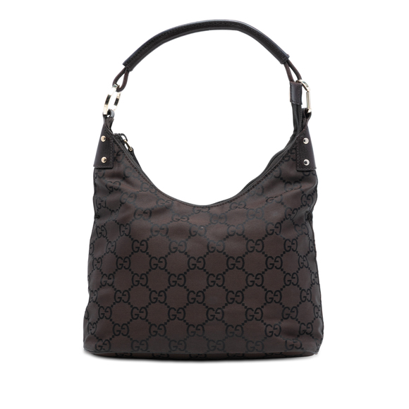 Pre-Loved Gucci GG Nylon Shoulder Bag - Picture 1 of 7